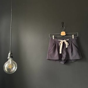 Aritzia Wilfred Exergue Short Ribbon Tie Crepe Shorts Size 00